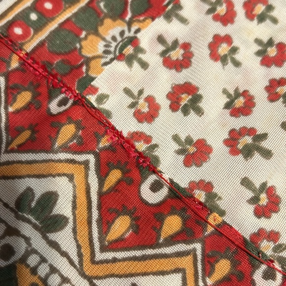 Vintage 1970s Boho Peasant Dresss - Picture 11 of 15